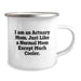 Funny Actuary Mom Graduation Gift Ideas for Actuary Friends - Cute Camping Mug for Actuary Women or Men - Image 2