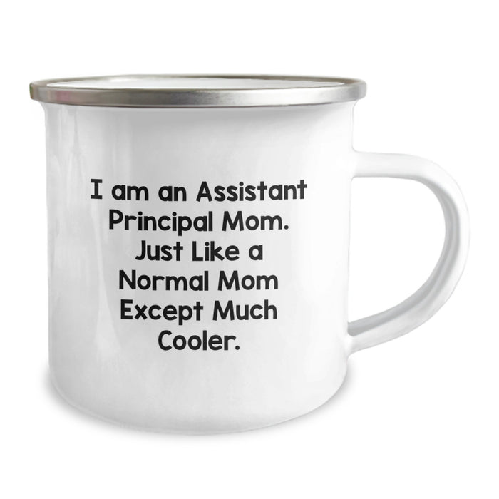 Assistant Principal Funny Gifts for Graduation, Camping Mug, I Am An Assistant Principal Mom - Gifts from Friends and Family - Image 2