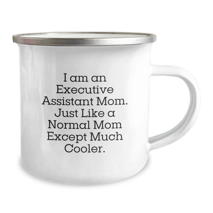 Executive Assistant Mom Gifts, Funny Camping Mug, Graduation Unique Gifts for Executive Assistant Friends from Mom - Image 2