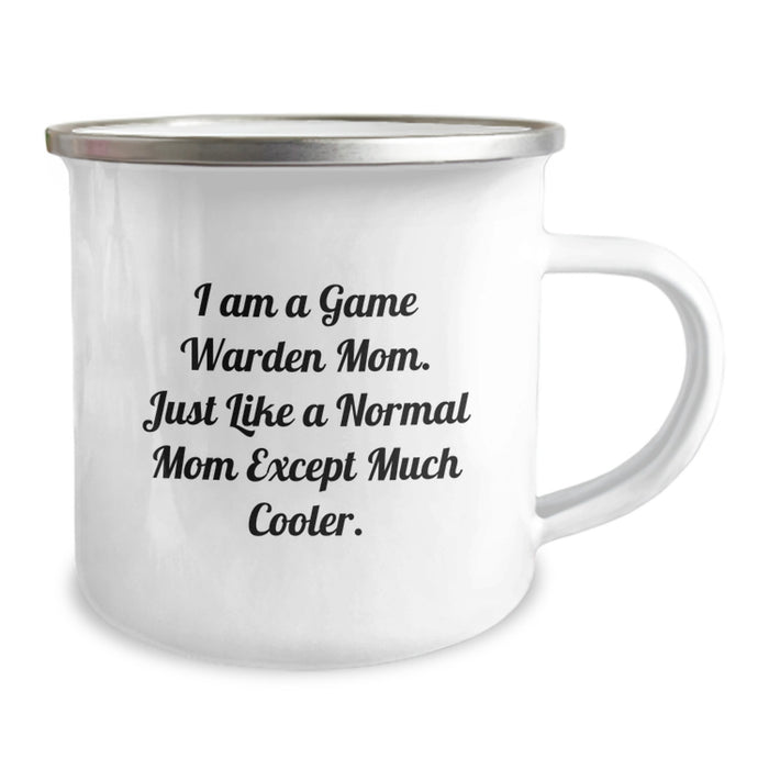Funny Game Warden Mom Gifts from Family for Game Wardens Camping Mug, A Graduation Unique Gift Idea for Women, Camping Mugs for Men, Women, Coworkers, Friends - Image 2