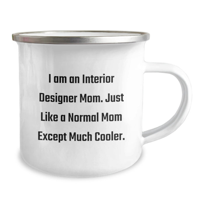 Funny Interior Designer Mom Gifts for Graduation, Camping Mug for Friends and Family - Image 2