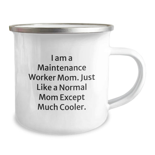 Funny Maintenance Worker Gifts, Mom Maintenance Worker Camping Mug, Gifts for Maintenance Worker Mom from Family, Maintenance Worker Mom Graduation Gift - Image 2