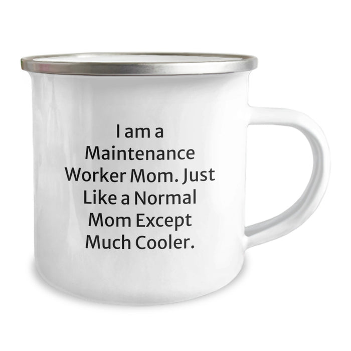 Funny Maintenance Worker Gifts, Mom Maintenance Worker Camping Mug, Gifts for Maintenance Worker Mom from Family, Maintenance Worker Mom Graduation Gift - Image 2