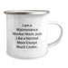 Funny Maintenance Worker Gifts, Mom Maintenance Worker Camping Mug, Gifts for Maintenance Worker Mom from Family, Maintenance Worker Mom Graduation Gift - Image 2