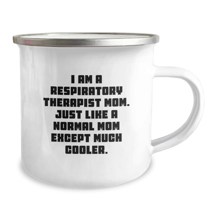 Cute Respiratory Therapist Mom Camping Mug Gifts for Respiratory Therapist Graduation Unique Ideas from Family - Image 2