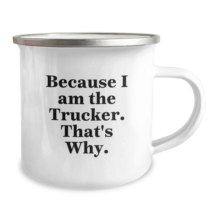 Funny Trucker Camping Mug Gifts from Friends for Graduation Unique Trucker - Image 2