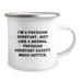 Funny Physician Assistant Gifts for Birthday, 'I'm A Physician Assistant. Just Like A Normal Physician Assistant Except Much Hotter.' Camping Mug from Friends, Gifts for Physician Assistant - Image 2