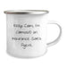 Funny Insurance Sales Agent Gifts for Men, Keep Calm I'm (almost) An Insurance Sales Agent Christmas Unique Gift for Insurance Sales Agent Office - Image 2