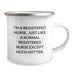 Gifts from Men for the Hottest Registered Nurse Camping Mug, Funny Quote, Unique Christmas Unique Gifts - Image 2