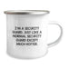 Security Guard Camping Mug Funny Birthday Unique Gift for Coworkers Friends Family Men Women, 'I'm A Security Guard. Just Like A Normal Security Guard Except Much Hotter.' - Image 2