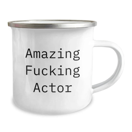 Funny Actor Gifts from Friends, Christmas Unique Actor Mug, Amazing F--king Actor Camping Mug, Perfect for Actor Enthusiasts, Gift for Actor Lover, Men, Women, Coworkers, Family - Image 2