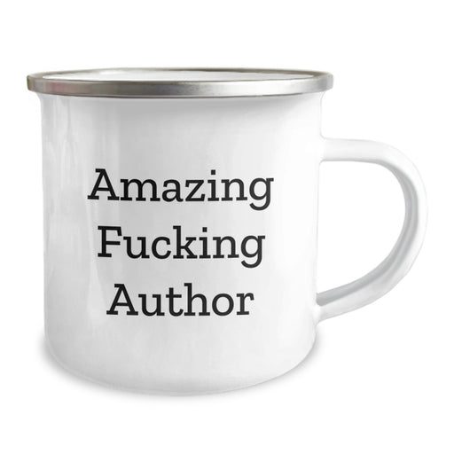 Funny Author Gifts for Men - Amazing F--king Author Quote, Camping Mug for Graduation Unique Gifts, Author Friends - Image 2
