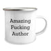 Funny Author Gifts for Men - Amazing F--king Author Quote, Camping Mug for Graduation Unique Gifts, Author Friends - Image 2