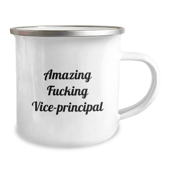 Funny Vice-principal Gifts for Men from Friends, Amazing Vice-principal Camping Mug, Ideal Gift for Graduation Unique Gifts - Image 2