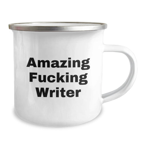 Funny Writer Gifts for Men, Amazing Writer Camping Mug, Perfect Unique Graduation Gifts from Friends to Writer - Image 2