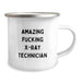 Funny X-Ray Technician Birthday Unique Gifts from Friends to X-Ray Technician, Amazing Quote on Camping Mug, 12 oz Capacity - Image 2