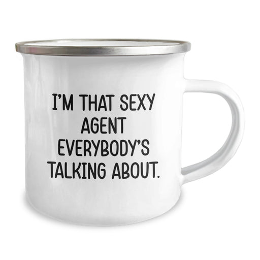 Funny Agent Gifts from Friends, Agent Enthusiast Camping Mug, Inspirational Quote for Graduation Unique Gifts for Agent - Image 2