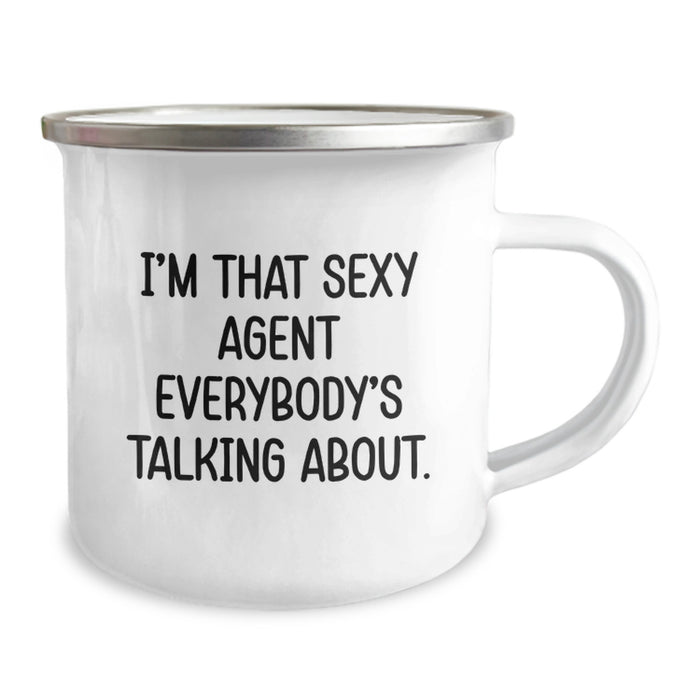 Funny Agent Gifts from Friends, Agent Enthusiast Camping Mug, Inspirational Quote for Graduation Unique Gifts for Agent - Image 2