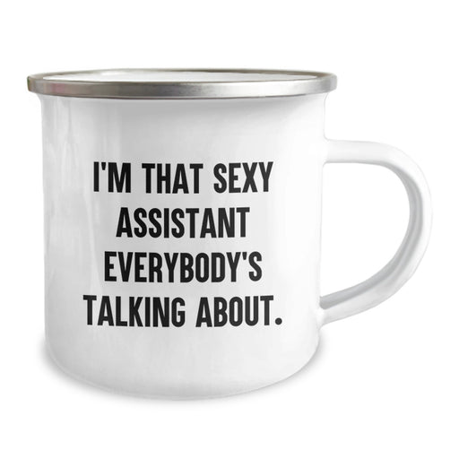 Funny Quote Camping Mug Gifts for Your Awesome Assistant, Graduation Unique Gifts from Friends - Image 2