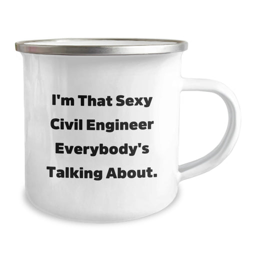 Funny Civil Engineer Camping Mug Gifts from Friends for Graduation Unique Presents for Him - Image 2