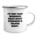 Funny Insurance Sales Agent Gifts from Friends, Unique Graduation Unique Gifts for Insurance Sales Agent, 12 oz Stainless Steel Camping Mug - Image 2