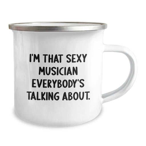 Funny Musician Gifts from Friends for Men, Sexy Musician Camping Mug, Graduation Unique Gifts for Him - Image 2