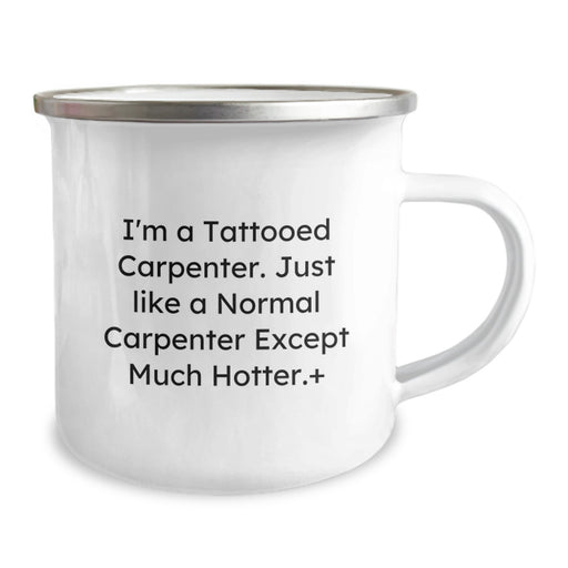 Funny Camping Mug for Carpenter Friends Gifts from Family, Unique Graduation Unique Gifts for Him - Image 2