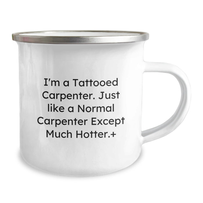 Funny Camping Mug for Carpenter Friends Gifts from Family, Unique Graduation Unique Gifts for Him - Image 2