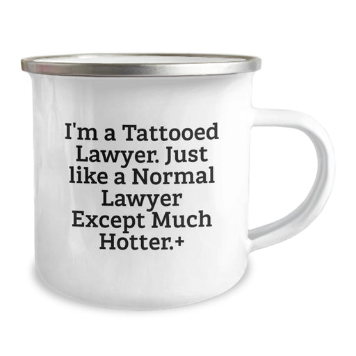 Funny Lawyer Gifts for Men, Unique Camping Mug for Lawyer Friends, Graduation Unique Gifts from Men to Lawyer - Image 2