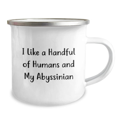 Abyssinian Cat Lover Gifts from Friends for Men Women - Funny Camping Mug for Graduation Unique Gifts - Image 2
