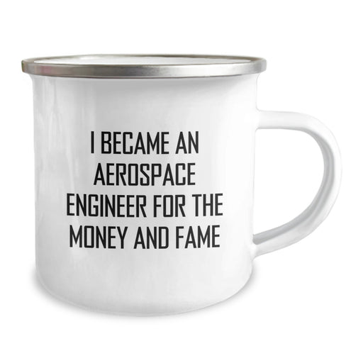 Funny Aerospace Engineer Gifts for Men, Camping Mug for Aerospace Engineer Graduation Unique Gifts from Men to Aerospace Engineer Friends - Image 2