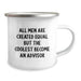 Funny Advisor Gifts for Men, All Men Are Created Equal But The Coolest Become An Advisor, Advisor Camping Mug for Christmas Unique Gifts from Friends and Family - Image 2