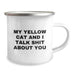 Yellow Cat Camping Mug Gifts from Friends for Yellow Cat Lovers Funny Quote - Image 2