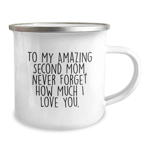 Funny Second Mom Gifts, Camping Mug for Second Mom, To My Amazing Second Mom Graduation Unique Gifts from Family - Image 2