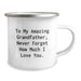 Funny Grandfather Gifts for Men - 'To My Amazing Grandfather' Camping Mug for Graduation Unique Gifts from Family - Image 2