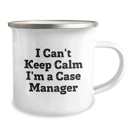 Funny I Can't Keep Calm I'm A Case Manager Gifts for Case Manager Camping Mug Christmas Unique Gifts from Friends - Image 2