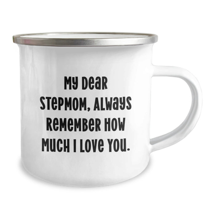 Funny Stepmom Gifts for Women - Camping Mug - Always Remember How Much I Love You. - Gifts from Family - Graduation Unique Gifts for Stepmom - Image 2