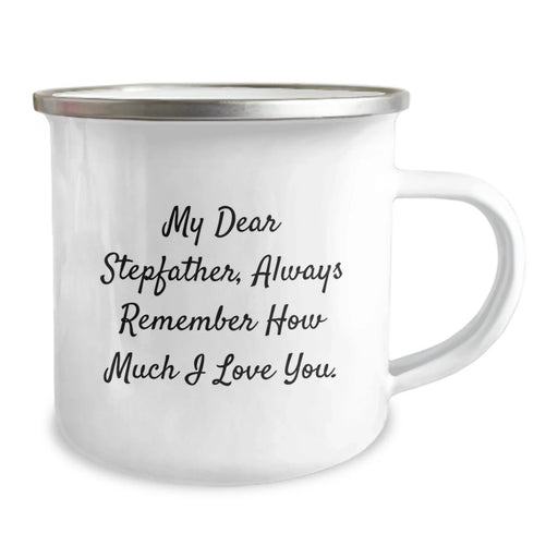 Funny Stepfather Gifts from Men - Camping Mug for Dad on Christmas Unique Gifts - Image 2