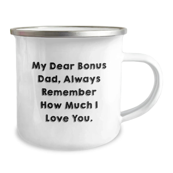 Funny Bonus Dad Gifts from Men to Bonus Dads - Camping Mug for Christmas Unique Gifts - Image 2