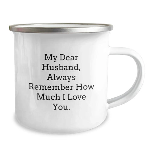 Funny Husband Camping Mug Gifts from Women to Husband, Husband Christmas Unique Gifts, Camping Mug for Husband - Image 2