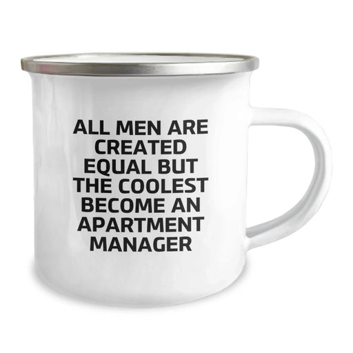 Funny Apartment Manager Gifts for Men - Christmas Unique Mugs for Apartment Managers, Camping Mugs with Inspirational Quote - Gifts from Friends, Family, Coworkers - Image 2