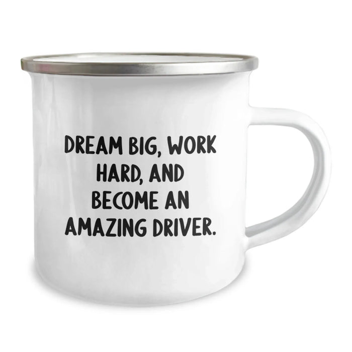 Funny Driver Quotes Gifts from Friends for Birthday Camping Mug - Inspirational Driver Gifts Unique Birthday Unique Gifts for Driver - Image 2