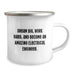 Funny Electrical Engineer Gifts for Him, Inspirational Camping Mug, Dream Big - Gifts from Friends to Electrical Engineer on Birthday - Image 2