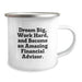 Gifts from Friends for Financial Advisors - Inspirational Camping Mug, Dream Big, Work Hard, Become Amazing, Funny Financial Advisor Birthday Unique Gift - Image 2