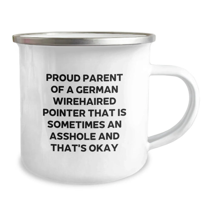 German Wirehaired Pointer Dog Gifts for Men, Funny Camping Mug with Quote, Gifts from Family for German Wirehaired Pointer Lovers, Christmas Unique Mugs - Image 2