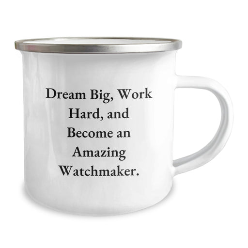 Watchmaker Gifts from Friends and Family, Unique Christmas Unique Gifts for Watchmaker Men Women, Inspirational Camping Mug - Image 2