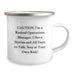 Funny Christmas Unique Gifts for Operations Manager - 'I Have Stories' Camping Mug, Stainless Steel with Enamel Finish, 12 oz Capacity, Perfect for Office or Camping - Image 2
