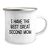 Funny Second Mom Camping Mugs Gifts from Men to Second Mom, Christmas Unique Gifts for Second Mom, Second Mom Camping Mug - I Have The Best Great Second Mom - Image 2