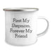 Funny Stepmom Gifts, First My Stepmom, Forever My Friend Camping Mug for Birthday, Gifts from Family for Stepmom - Image 2