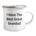Funny Grandad Gifts, 'I Have The Best Great Grandad' Camping Mug, Birthday Unique Gifts from Family - Image 2